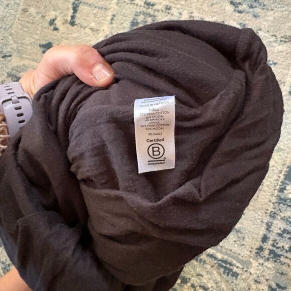 Athleta Wilder Long Sleeve Black Dress - Picture 6 of 6